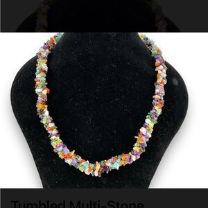 Tumbled Multi-Stone Necklace